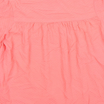 Womens UK Size 6 Marks and Spencer Pink Basic Blouse