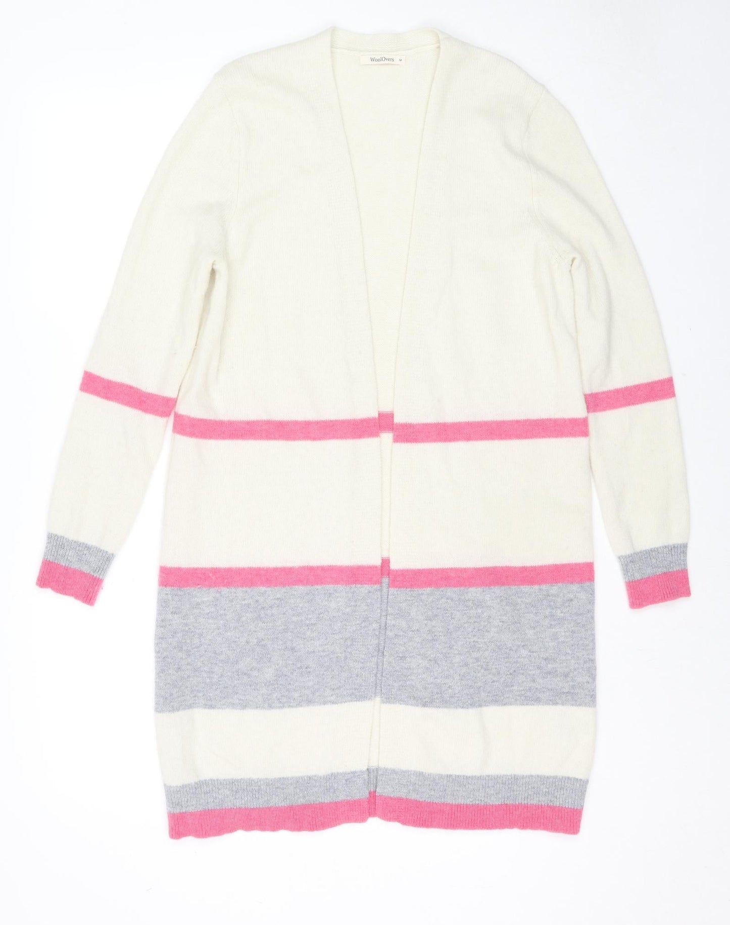 Womens UK Size M Woolovers Multicoloured Cardigan Jumper
