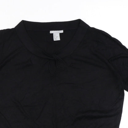Womens UK Size S H&M Black Pullover Jumper