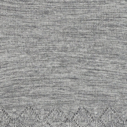 Womens UK Size L Pure & Natural Grey Cardigan Jumper