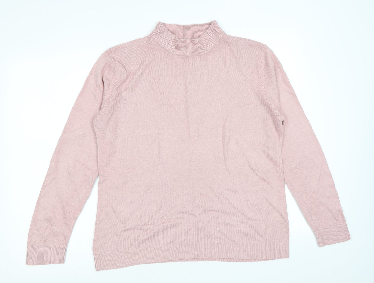 Womens UK Size S Bonmarché Pink Pullover Jumper