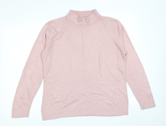 Womens UK Size S Bonmarché Pink Pullover Jumper