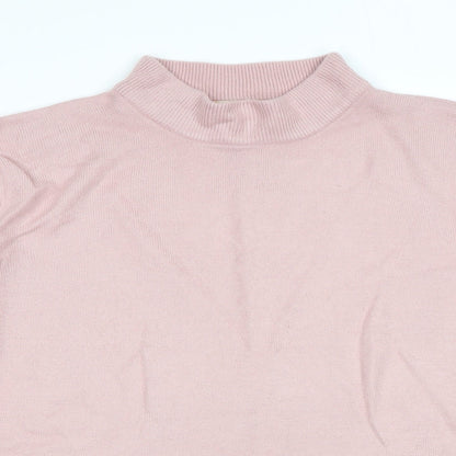 Womens UK Size S Bonmarché Pink Pullover Jumper
