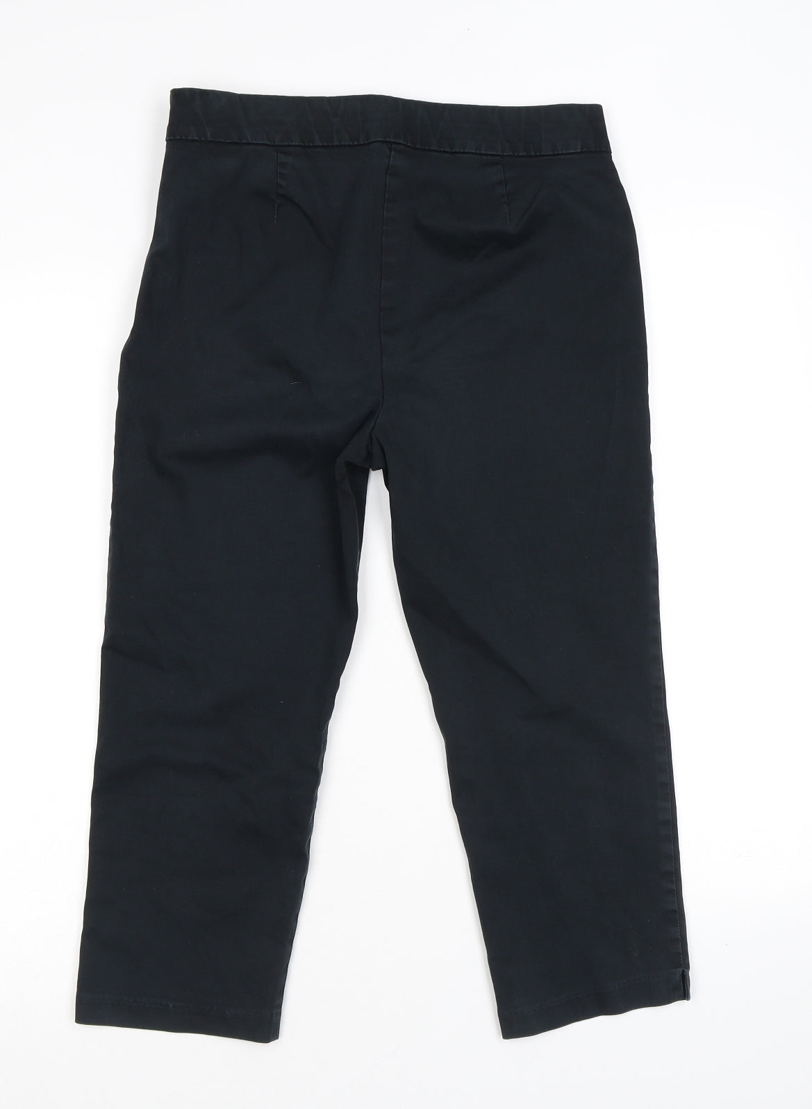 Womens UK Size 10 Marks and Spencer Regular Fit  Black Trousers