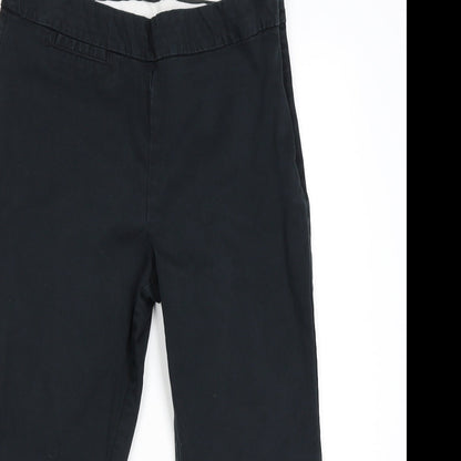 Womens UK Size 10 Marks and Spencer Regular Fit  Black Trousers