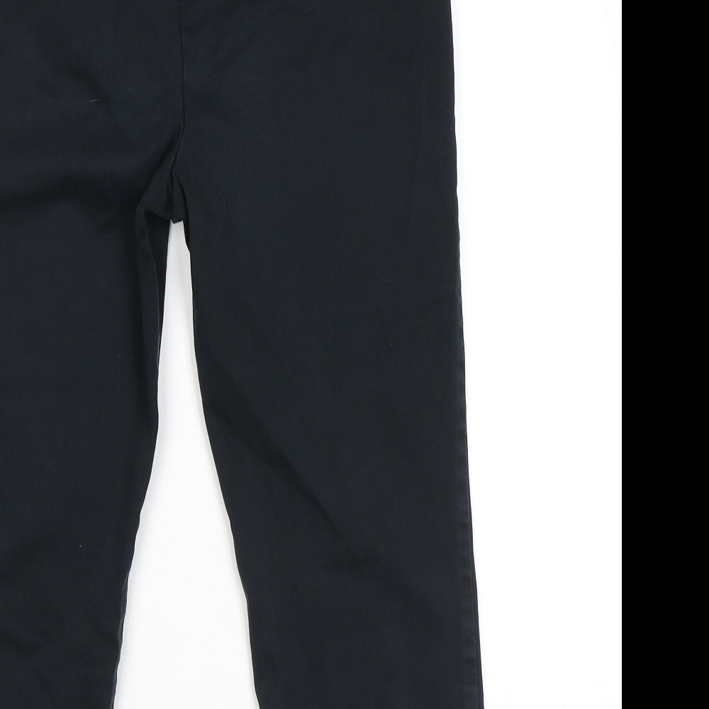 Womens UK Size 10 Marks and Spencer Regular Fit  Black Trousers