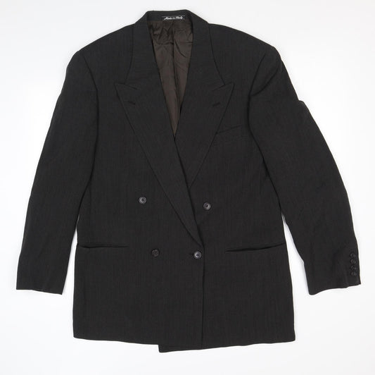 Mens UK Size 42 Marks and Spencer Regular Black Suit Jacket