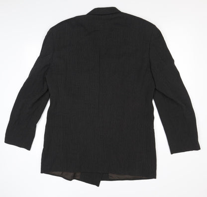 Mens UK Size 42 Marks and Spencer Regular Black Suit Jacket