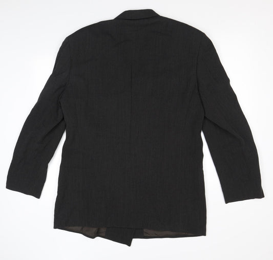 Mens UK Size 42 Marks and Spencer Regular Black Suit Jacket