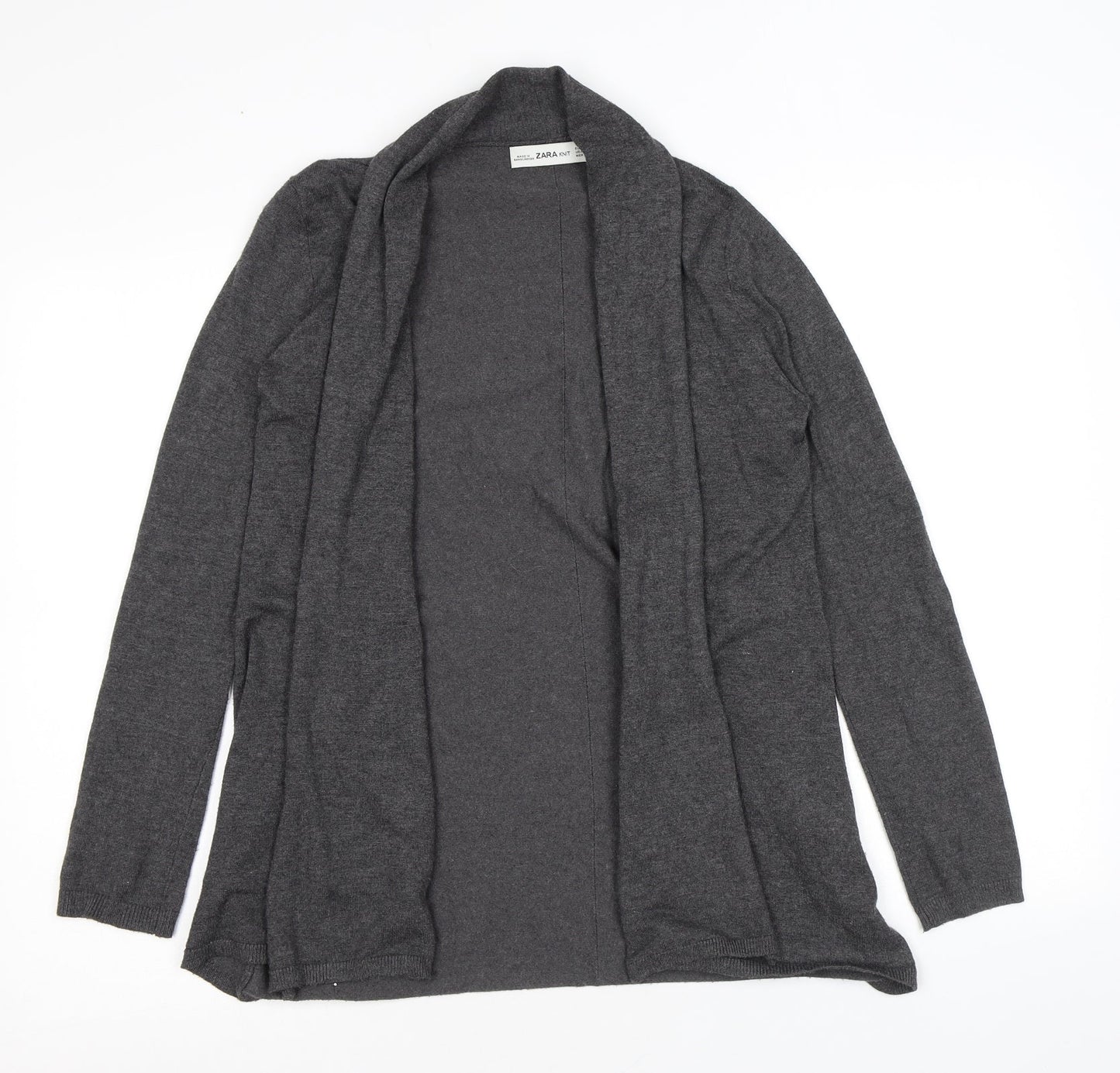 Womens UK Size M Zara Grey Cardigan Jumper