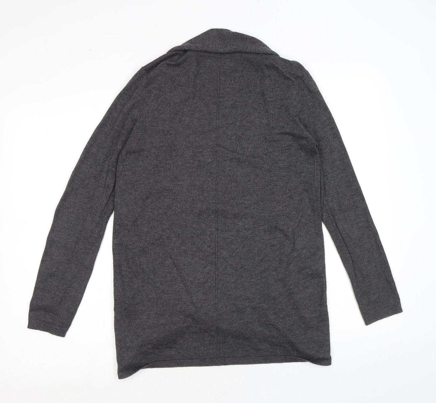 Womens UK Size M Zara Grey Cardigan Jumper
