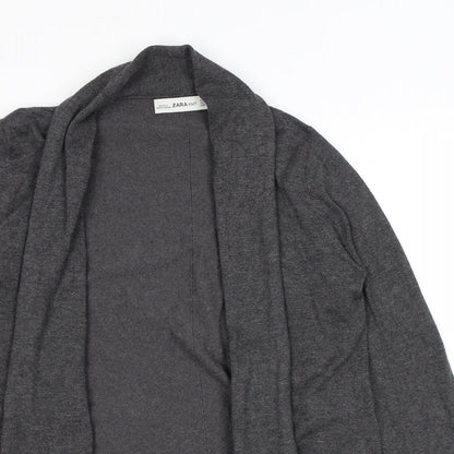 Womens UK Size M Zara Grey Cardigan Jumper