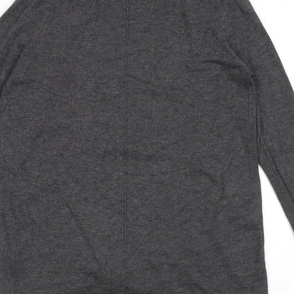 Womens UK Size M Zara Grey Cardigan Jumper