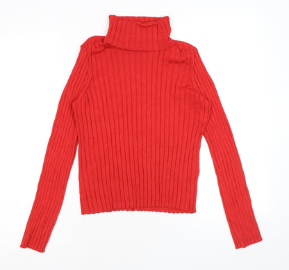 Womens UK Size M H&M Red Pullover Jumper