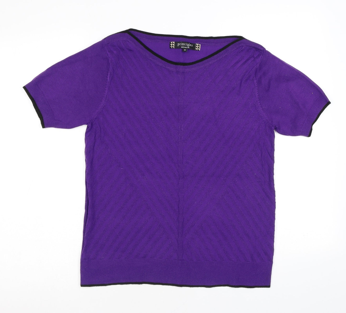 Womens UK Size 12 Principles Purple Pullover Jumper