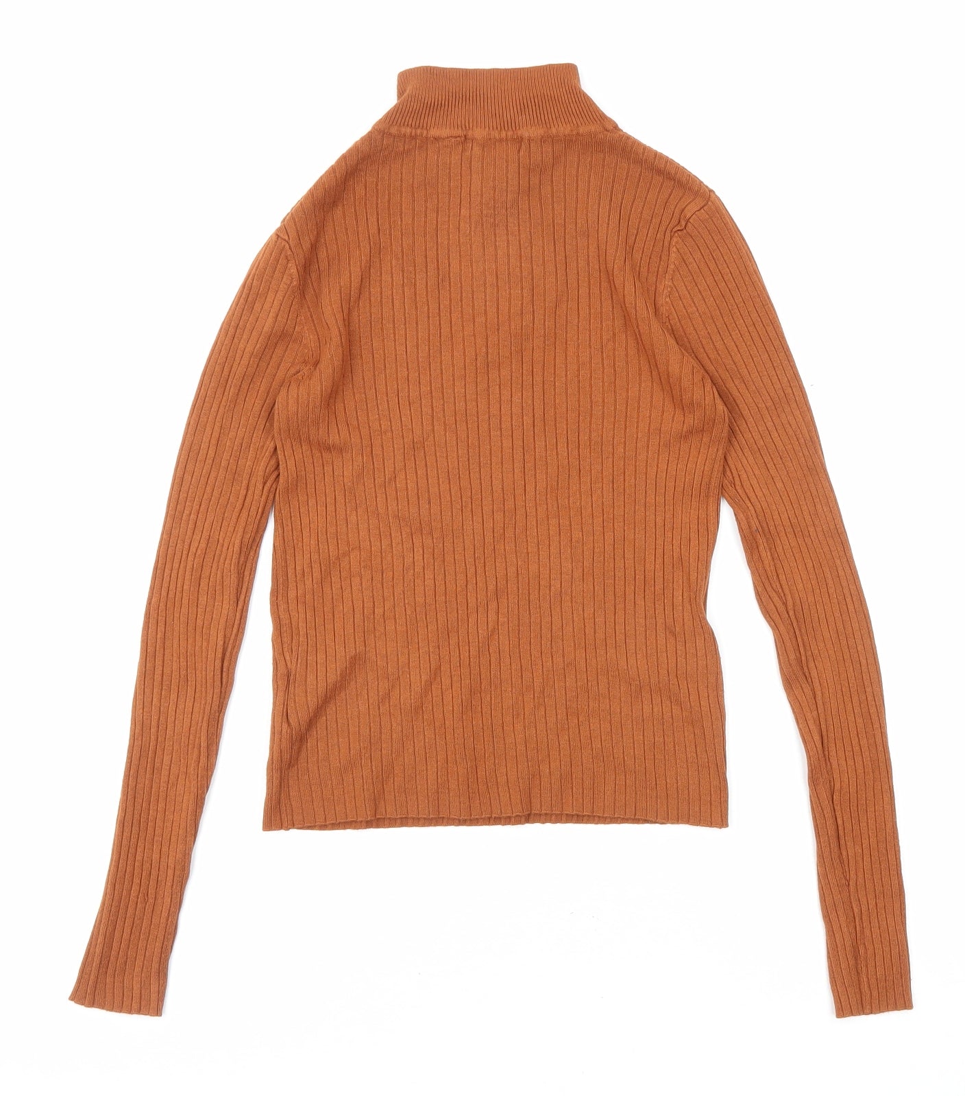 Womens UK Size M Brave Soul Brown Pullover Jumper