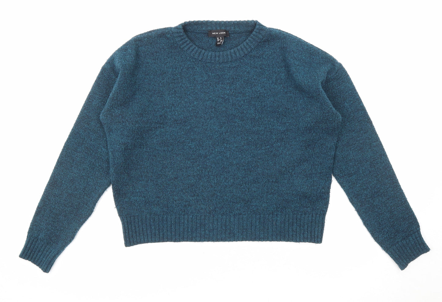 Womens UK Size M New Look Blue Pullover Jumper