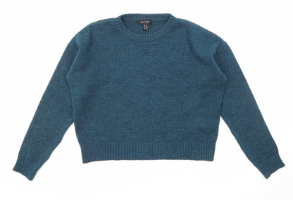 Womens UK Size M New Look Blue Pullover Jumper