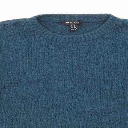Womens UK Size M New Look Blue Pullover Jumper