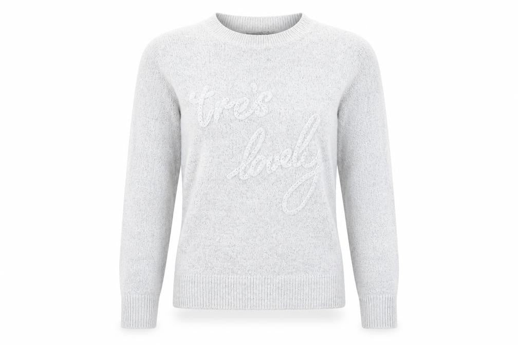 Womens UK Size M Oasis Grey Pullover Jumper