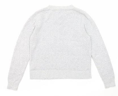 Womens UK Size M Oasis Grey Pullover Jumper
