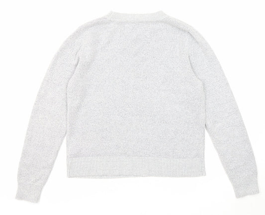 Womens UK Size M Oasis Grey Pullover Jumper