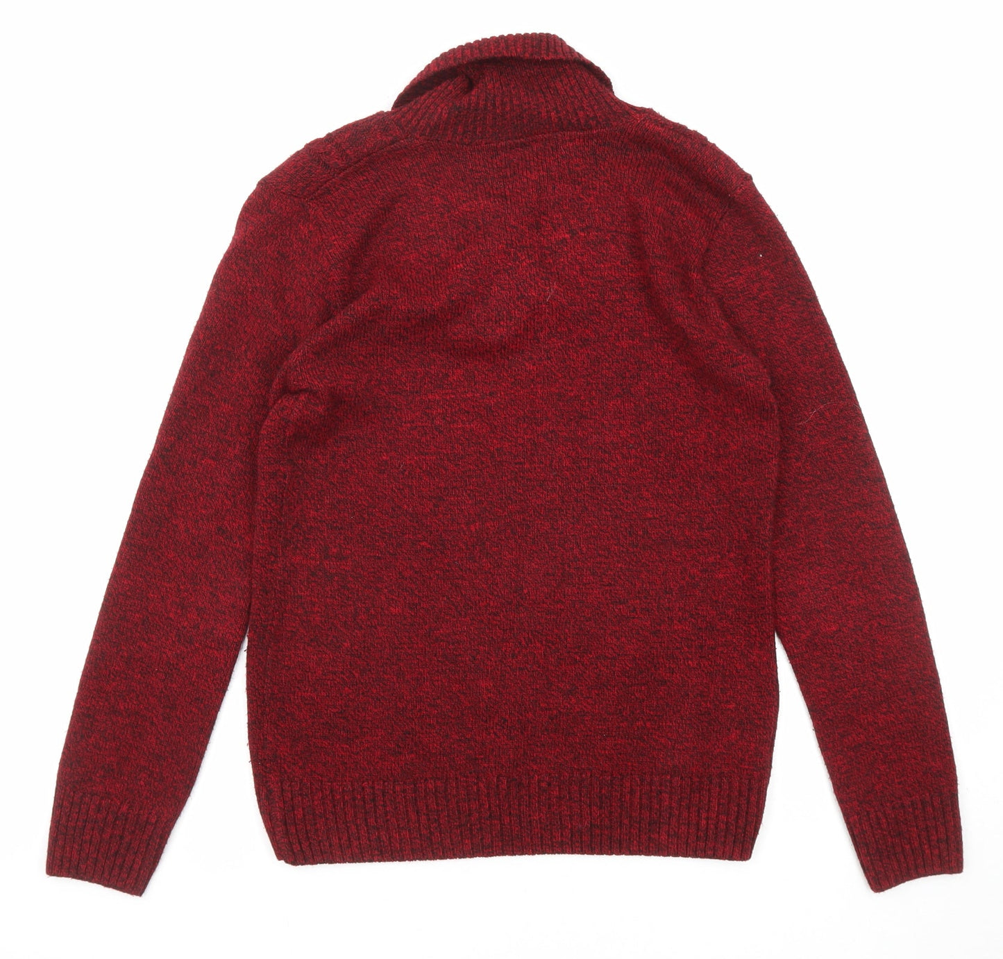 Womens UK Size S CHIC Red Pullover Jumper