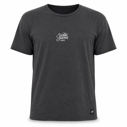 Sixth June Mens Black Polyester T-Shirt Size L Round Neck