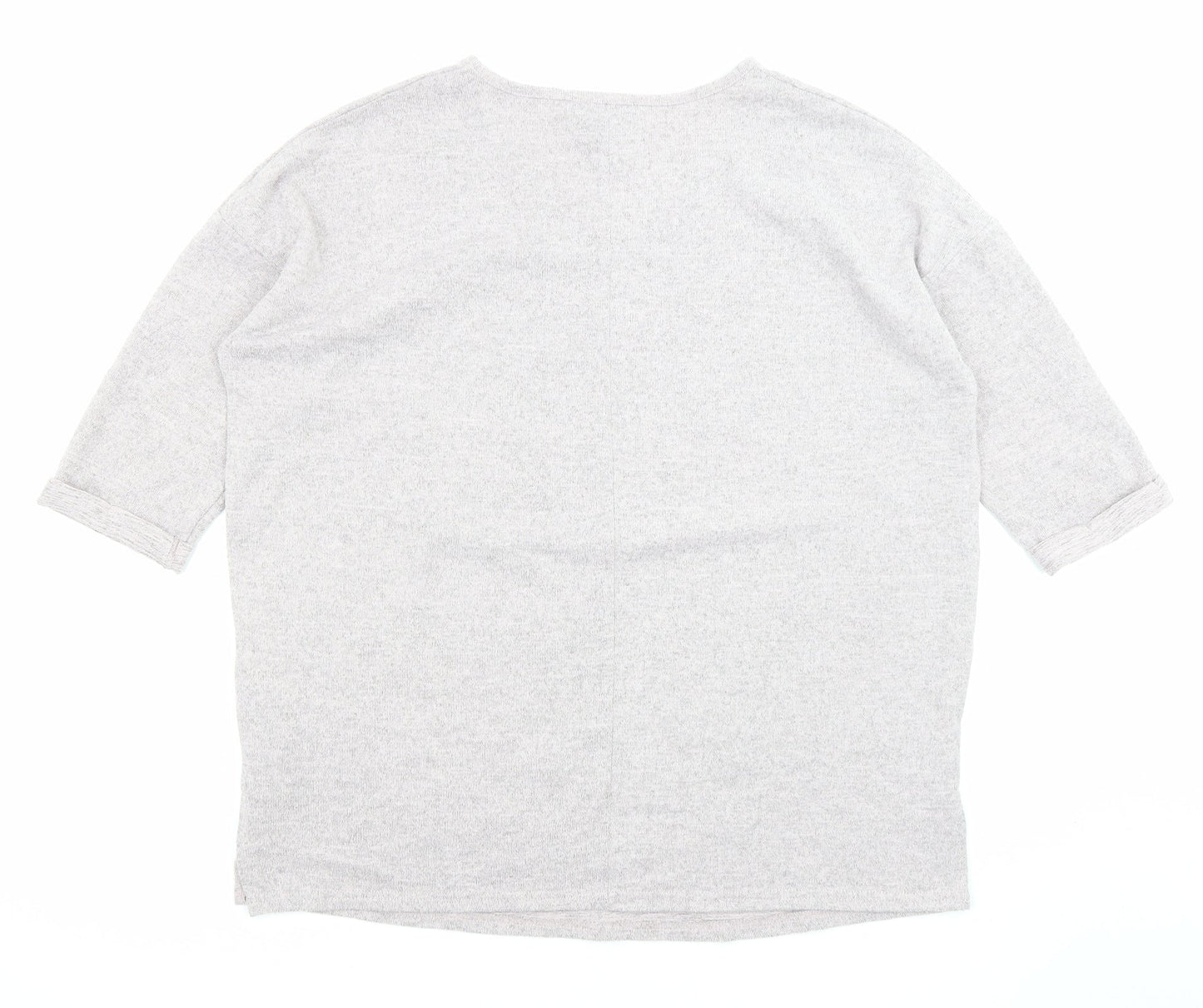 Womens UK Size M New Look Grey Pullover Jumper