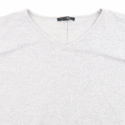 Womens UK Size M New Look Grey Pullover Jumper