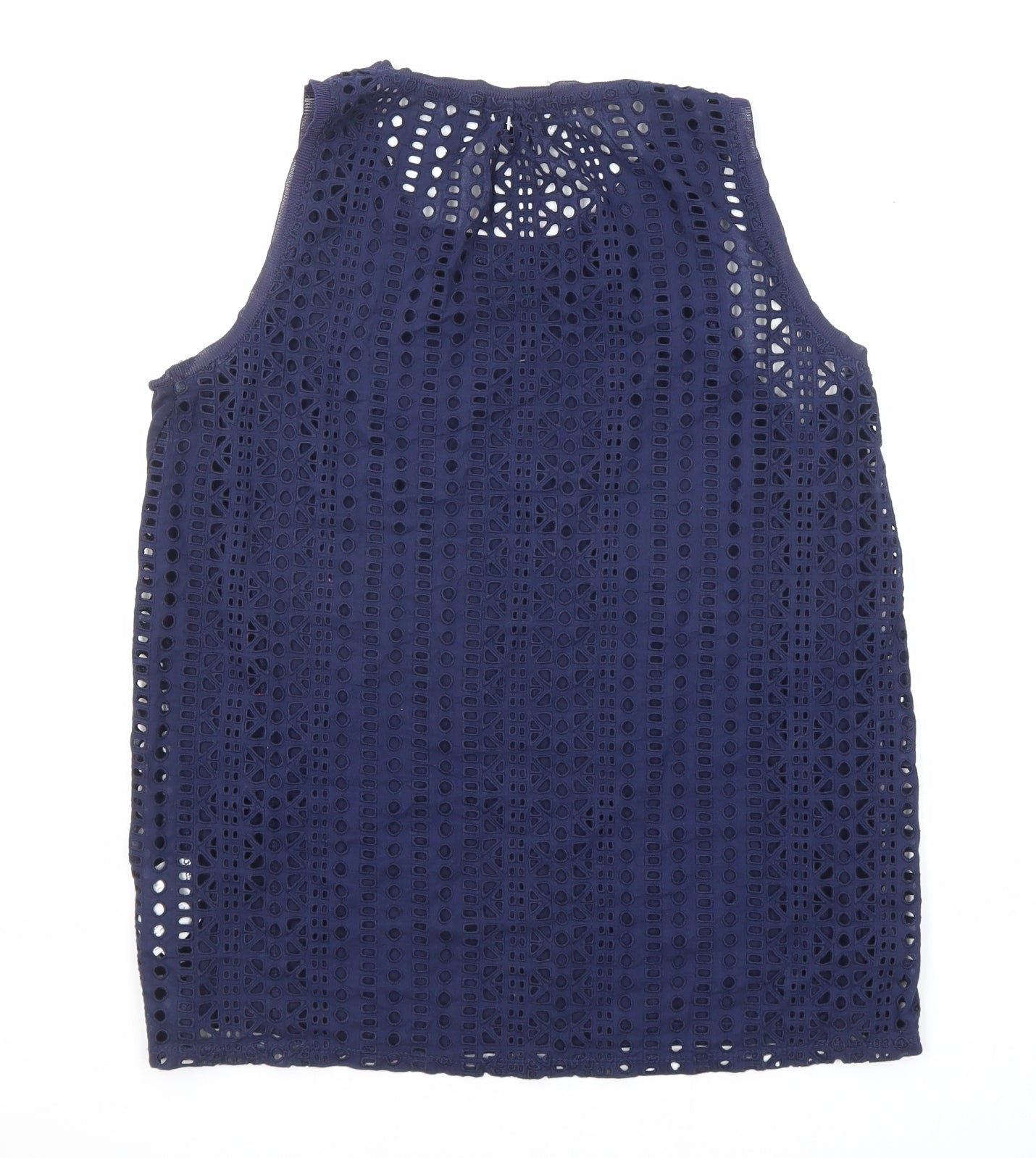 Womens UK Size 8 Warehouse Blue Basic Tank