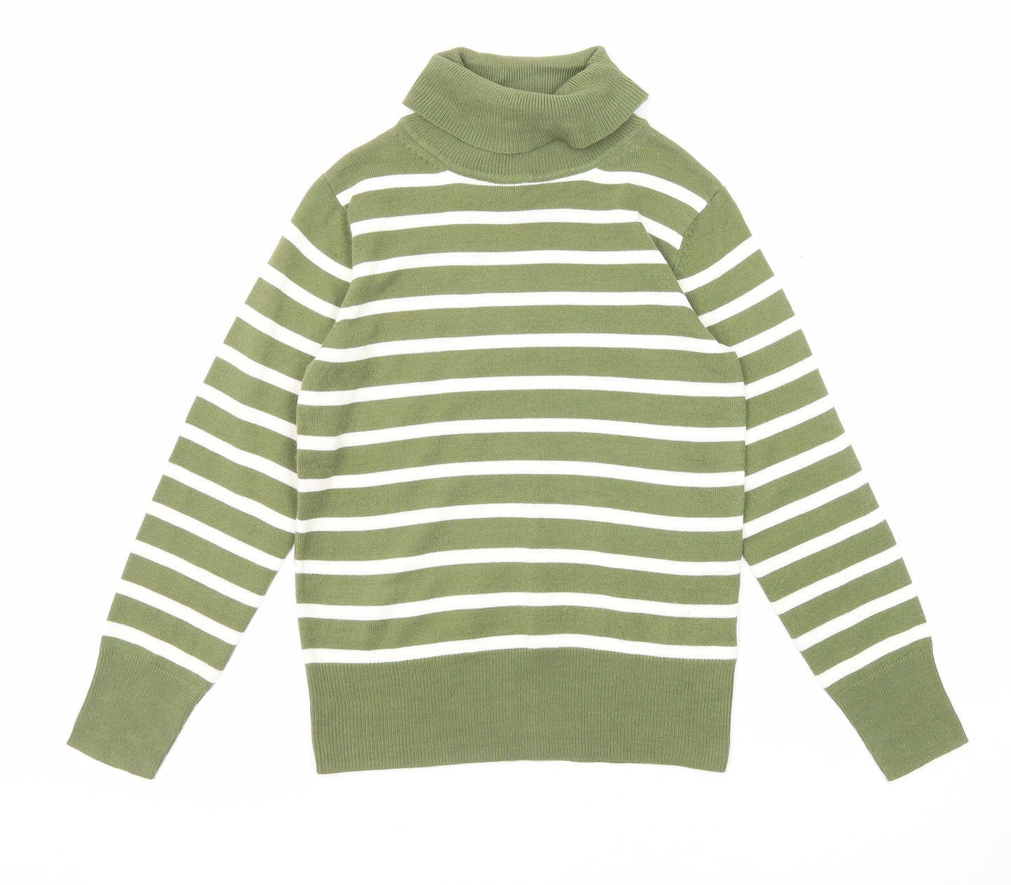 Womens UK Size 6 Marks and Spencer Green Pullover Jumper
