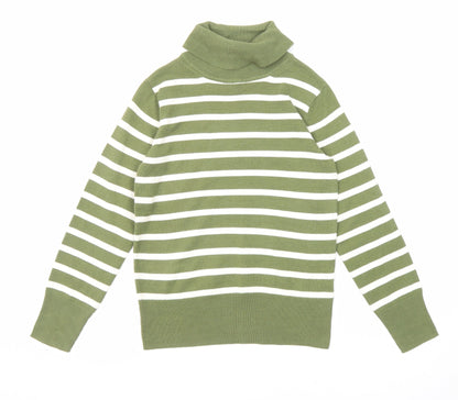 Womens UK Size 6 Marks and Spencer Green Pullover Jumper