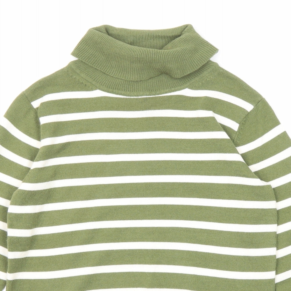 Womens UK Size 6 Marks and Spencer Green Pullover Jumper