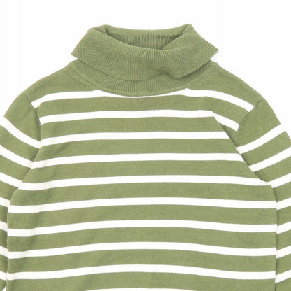 Womens UK Size 6 Marks and Spencer Green Pullover Jumper