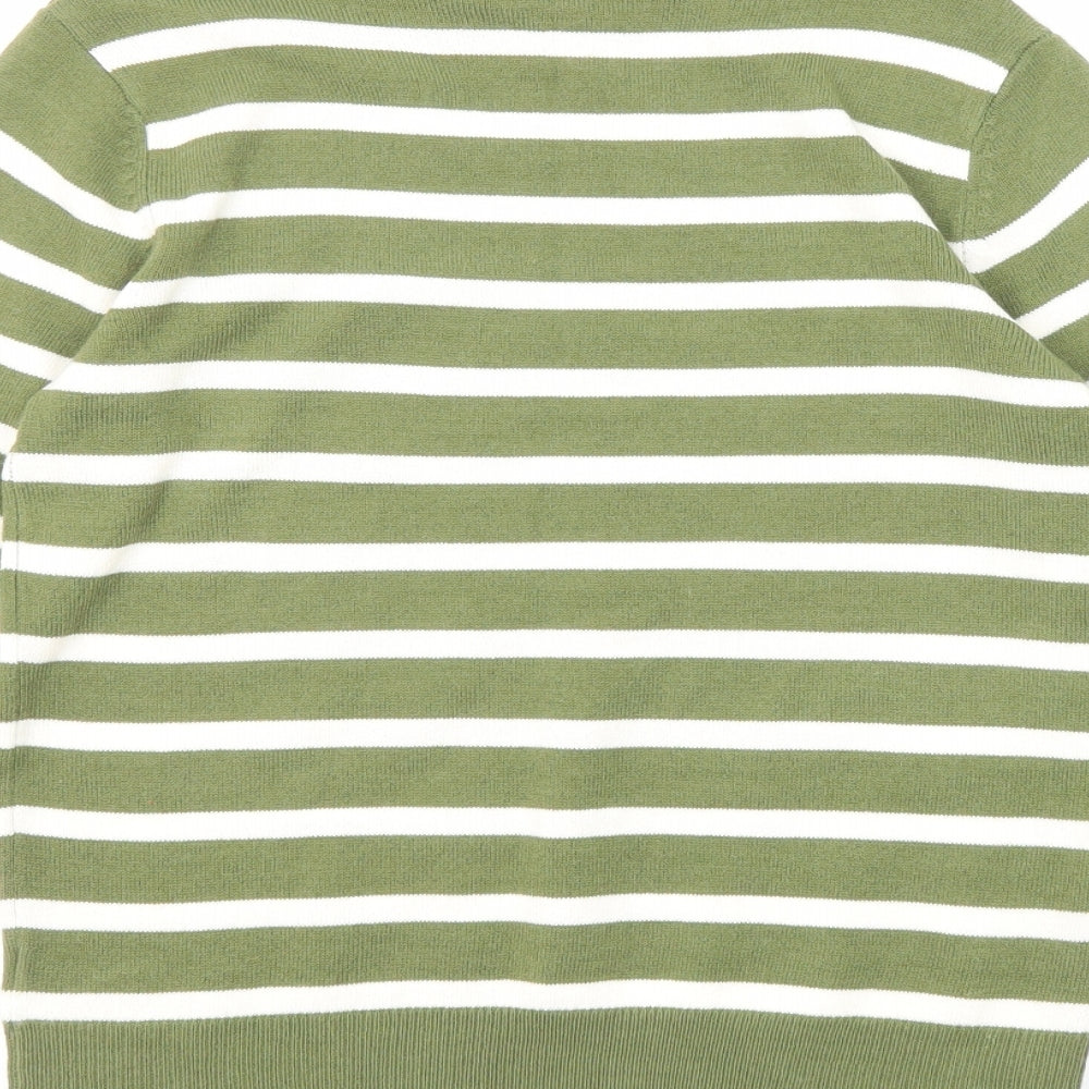 Womens UK Size 6 Marks and Spencer Green Pullover Jumper