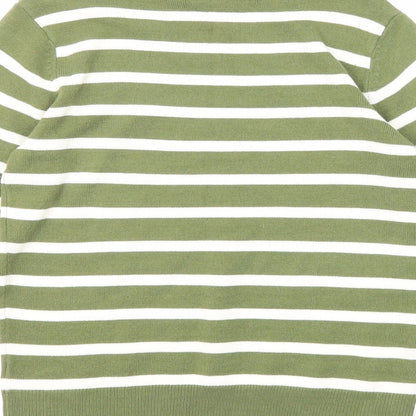 Womens UK Size 6 Marks and Spencer Green Pullover Jumper