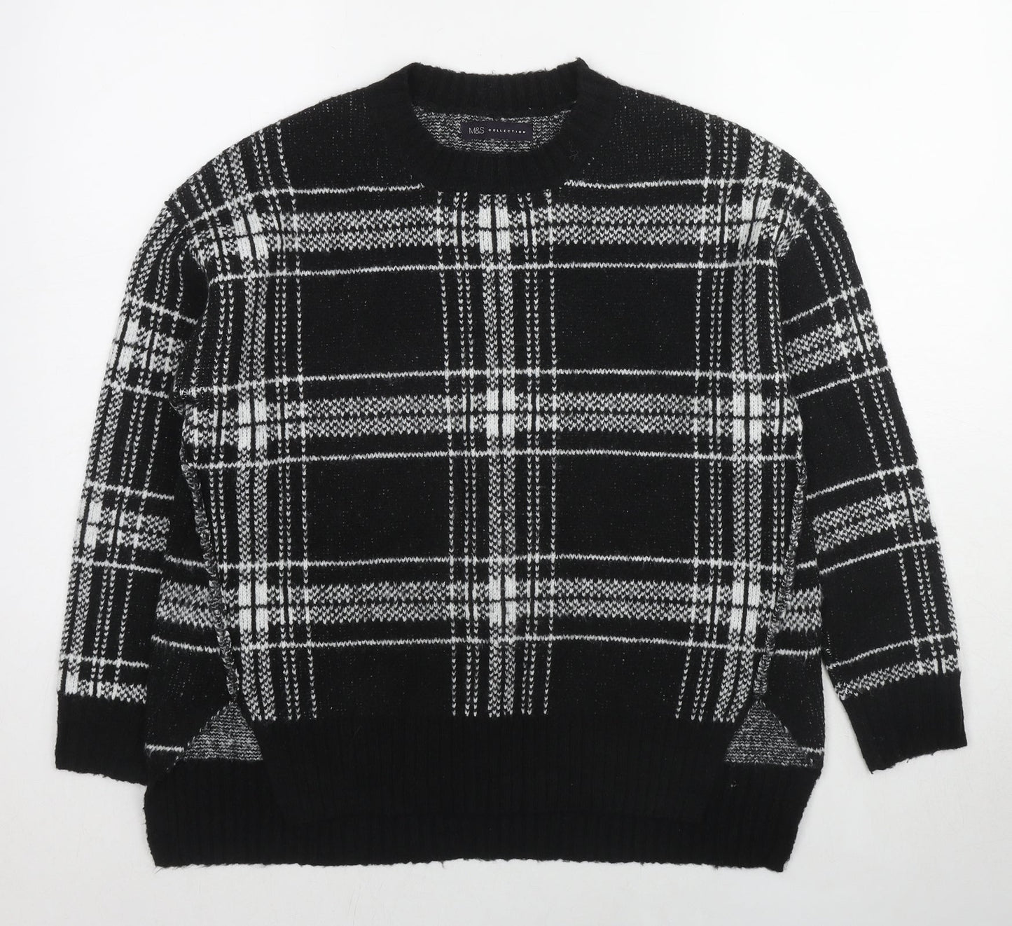 Womens UK Size 12 Marks and Spencer Black Pullover Jumper