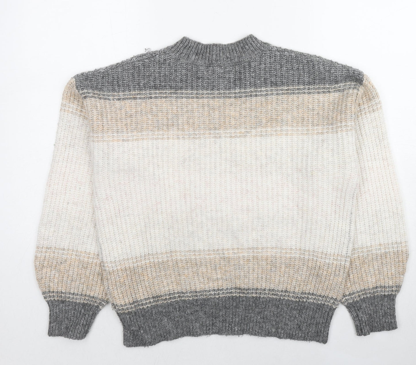 Womens UK Size M Marks and Spencer Beige Pullover Jumper