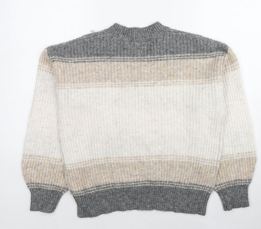 Womens UK Size M Marks and Spencer Beige Pullover Jumper