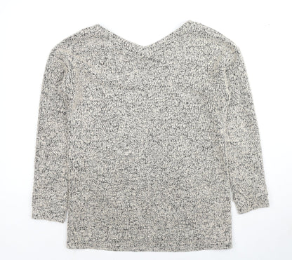 Womens UK Size 12 NEXT Beige Pullover Jumper