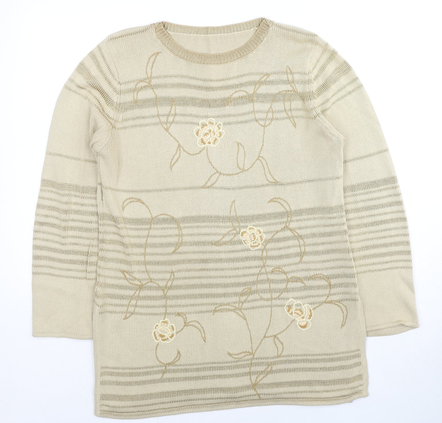 Womens UK Size 14 St Michael Beige Pullover Jumper