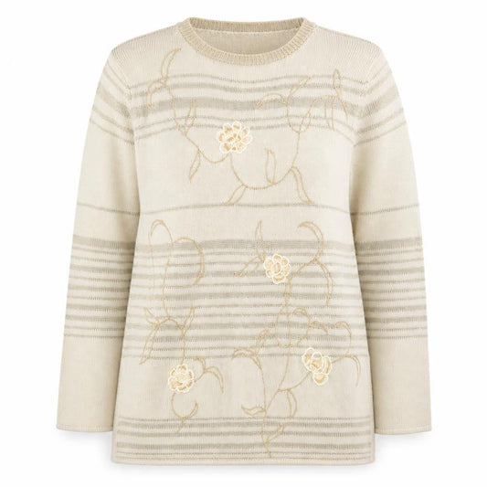 Womens UK Size 14 St Michael Beige Pullover Jumper