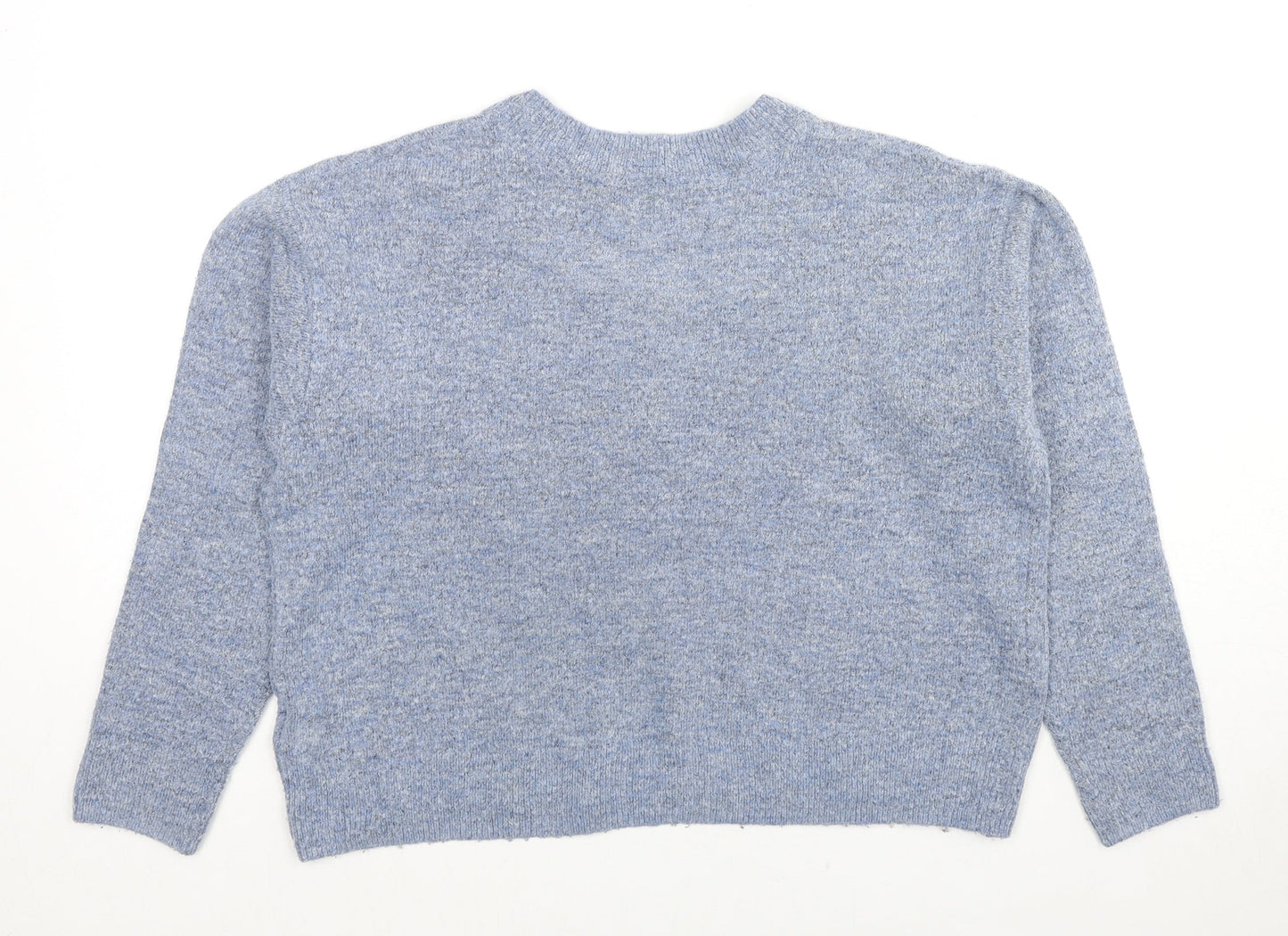 Womens UK Size S Marks and Spencer Blue Pullover Jumper