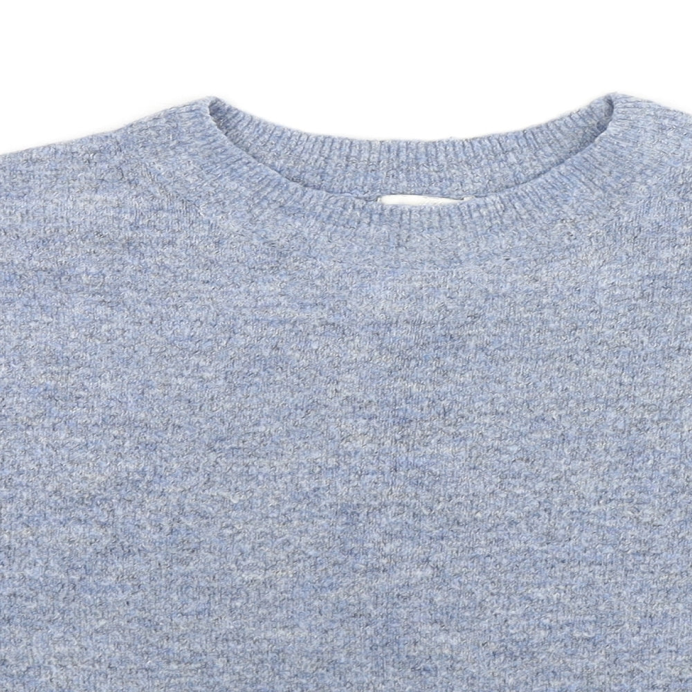 Womens UK Size S Marks and Spencer Blue Pullover Jumper