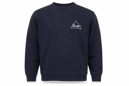 Best Mens Blue Cotton Pullover Sweatshirt Size M - Logo