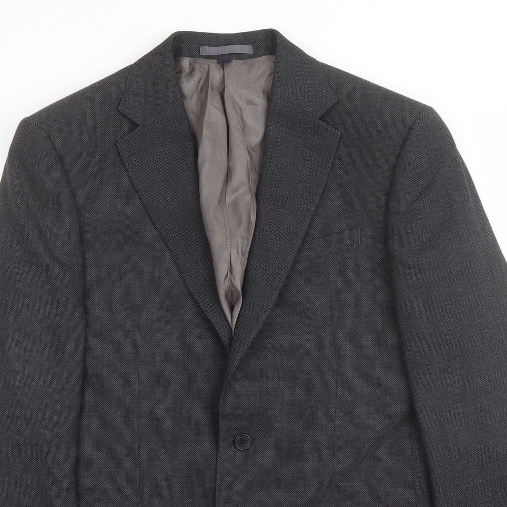 Mens UK Size 38 Marks and Spencer Regular Grey Suit Jacket