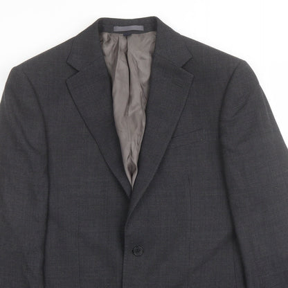 Mens UK Size 38 Marks and Spencer Regular Grey Suit Jacket