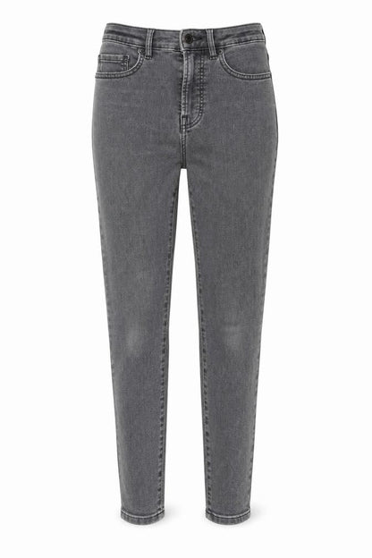 Everlane Womens Grey Cotton Straight Jeans Size 25 in L27 in Regular Button