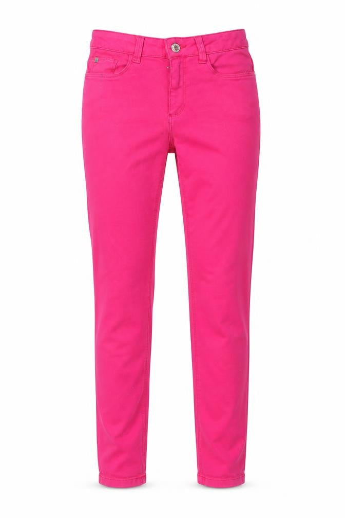 Womens UK Size 10 Zara Regular Fit Straight Pink Jeans
